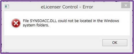 elicenser control center server error